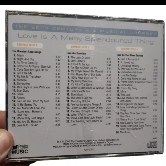 The 20th Century - A Musical Journey by Reader's Digest [Canada - 3Cds Fatbox] - Picture 2 of 6